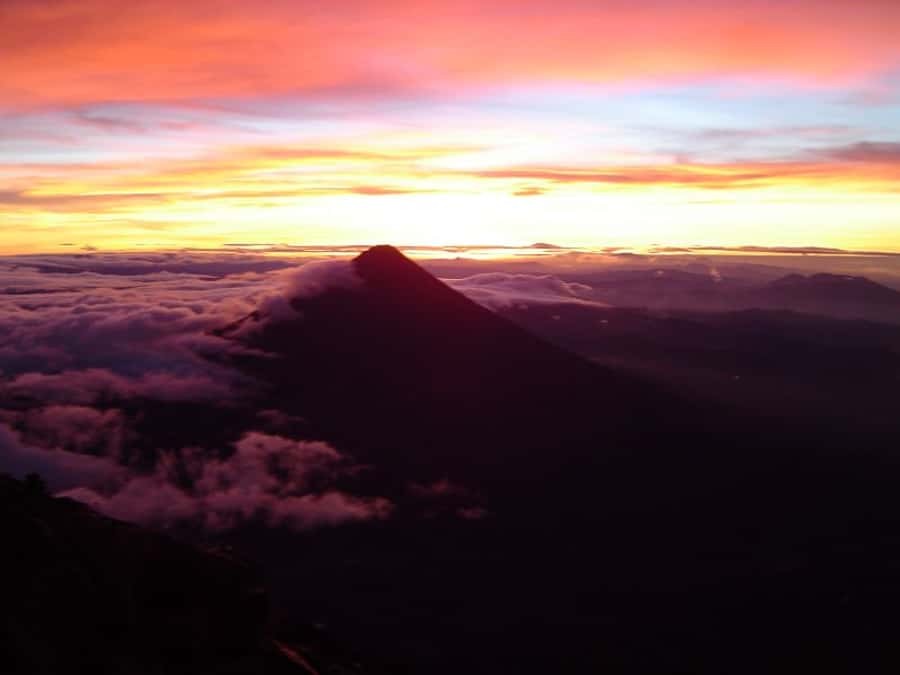 1 Day Acatenango Volcano Hike from Antigua - Scree, cold wind, and the Acatenango summit