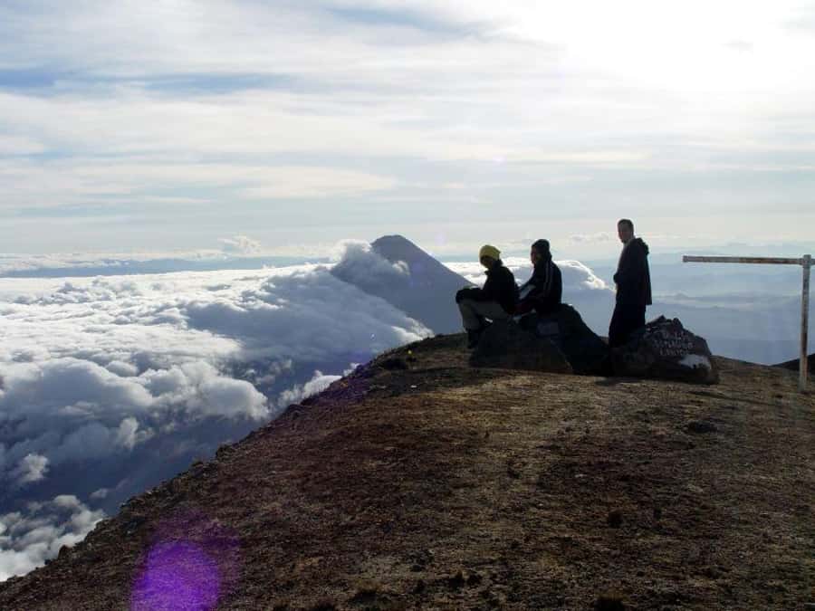 1 Day Acatenango Volcano Hike from Antigua - Watching Fuego from four kilometers away
