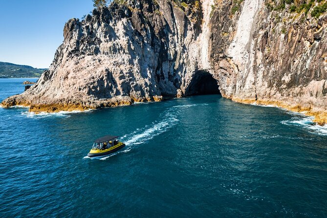 2 Hour Cathedral Cove and Volcanic Coast Cruise with Shade Canopy - Lonely Bay and Shakespeare Reserve