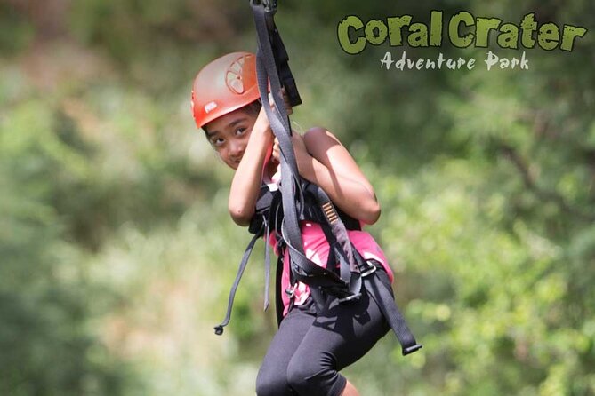 3 Zipline Adventure at Coral Crater with Optional Waikiki Shuttle - What the Coral Crater setting adds