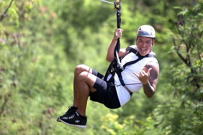 3 Zipline Adventure at Coral Crater with Optional Waikiki Shuttle - A good first step for families and nervous riders