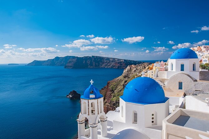 5-Day Tour in Mykonos & Santorini Sun & Sea - Delos and Rhenia, an optional six-hour day at sea