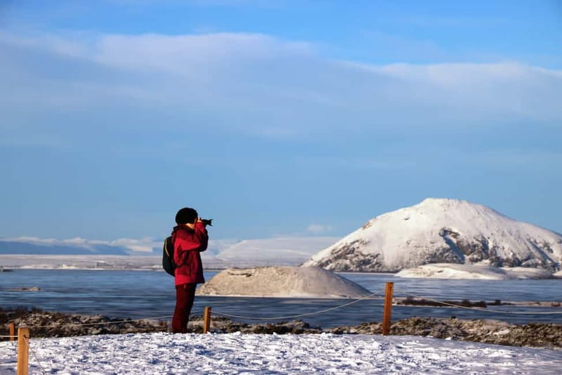 Akureyri: Day Trip to Goðafoss, Lake Mývatn & Nature Baths - Guides, transport, and pickup details