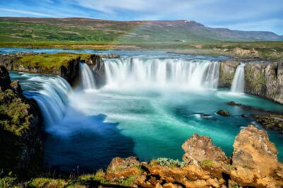Akureyri Port: Myvatn Nature Baths & Godafoss Waterfall Tour