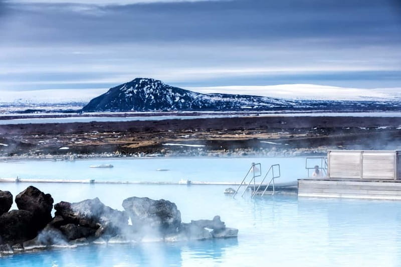Akureyri Port: Myvatn Nature Baths & Godafoss Waterfall Tour - Lunch on the road