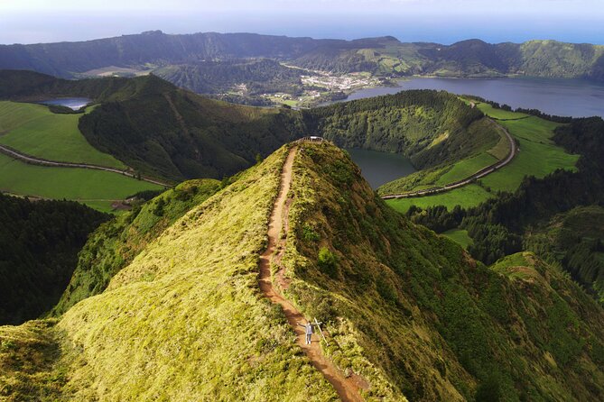 All West, Sete Cidades, Mosteiros, Ferraria - Private Tour - Seeing Sete Cidades from inside the crater