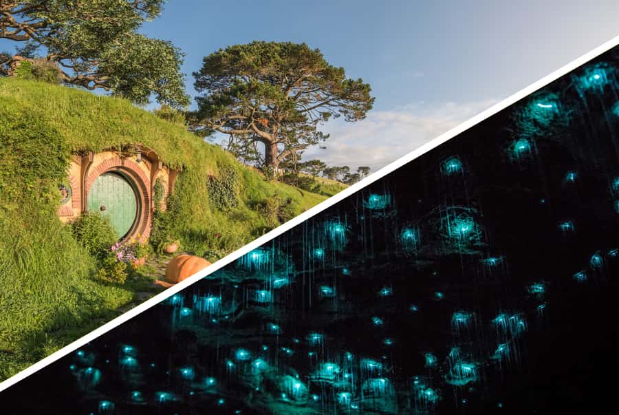 Auckland: Hobbiton, Waitomo Caves, and Rotorua 1-Way Tour - Waitomo’s caves and the glowworm grotto