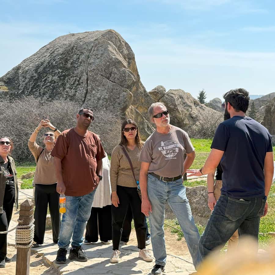 Baku: Gobustan, Mud Volcanoes, Fire Temple, & Yanar Dag Tour - The mud volcanoes: Azerbaijan’s bubbling oddity