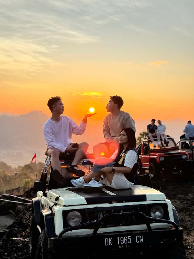 Bali: Mount batur jeep sunrise & natural hot springs - A sunrise ride instead of a full Mount Batur hike