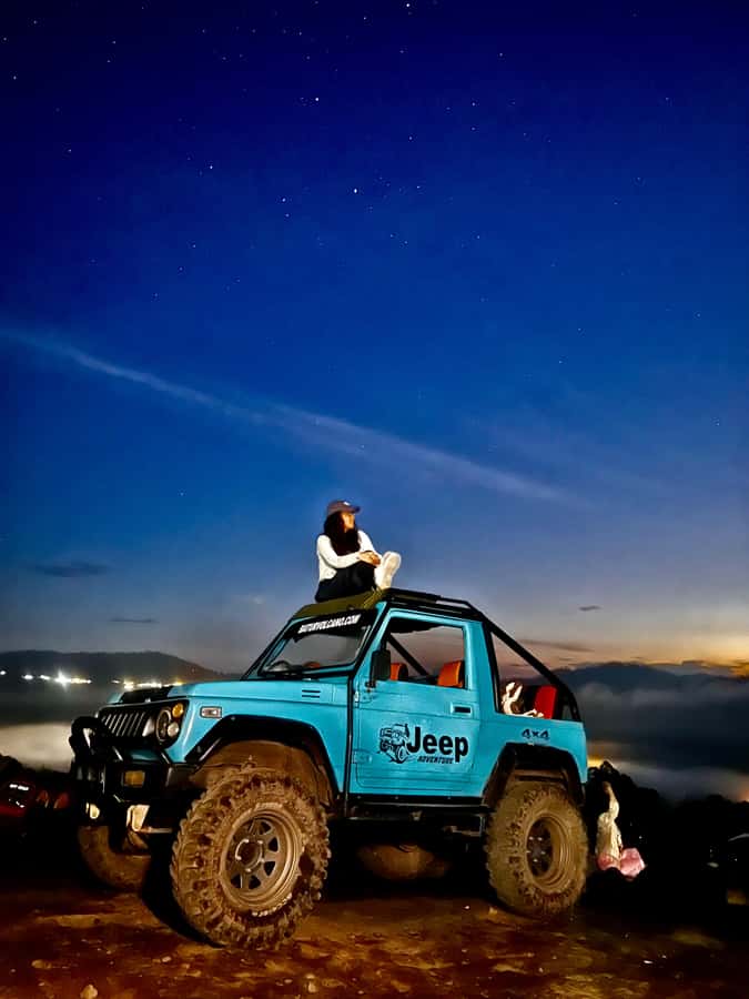 Bali: Mount batur jeep sunrise & natural hot springs - Exploring Mount Batur’s black lava fields