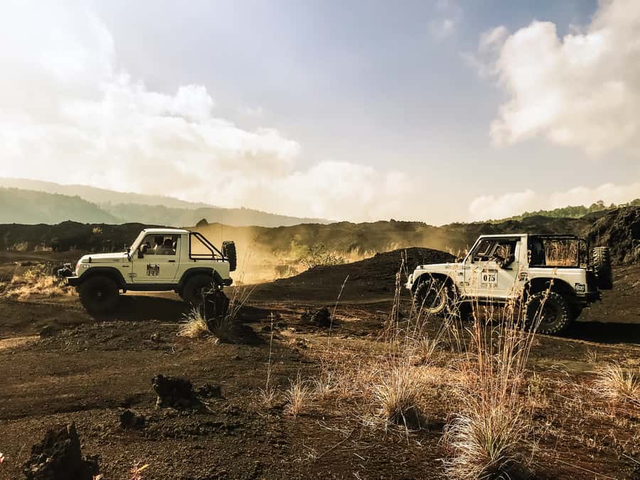 Bali/Mount Batur: Private Sunrise Jeep Tour & Hot Spring - Coffee, lunch, and the ride back