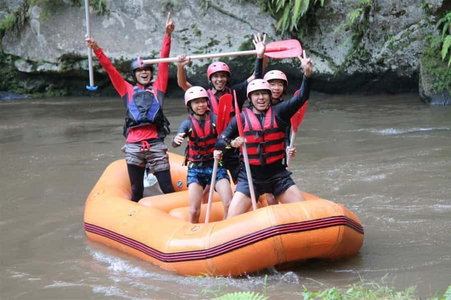 Bali: Mount Batur Sunrise Trek and White Water Rafting - Mount Batur before dawn