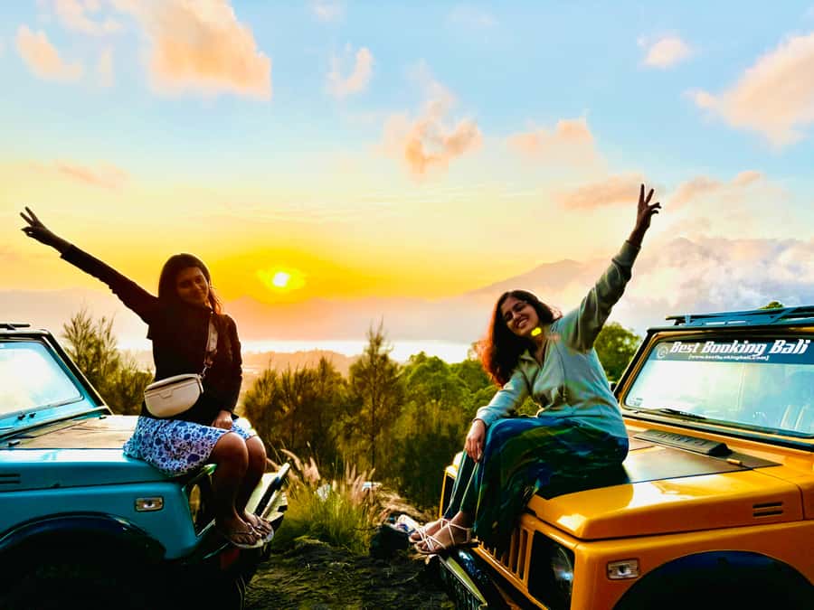 Bali: Private Sunrise Jeep Tour and Black Lava All Include - Before dawn from your Bali hotel