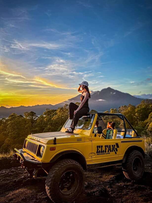 Bali: Shared Mount Batur Jeep Sunrise with Hot Springs - The early pickup and ride to Kintamani