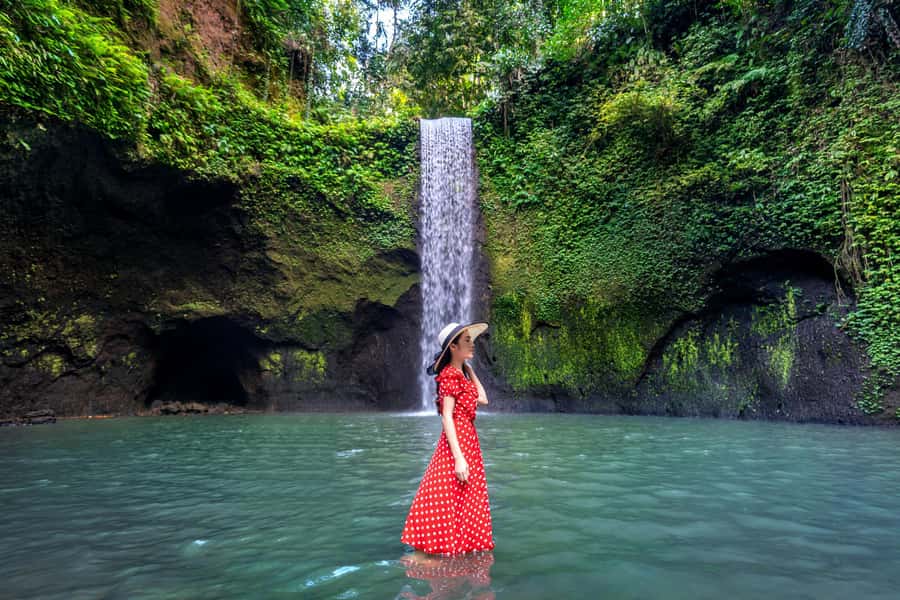Bali Waterfall Tour with Lunch Views of Mount Batur - Key points at a glance