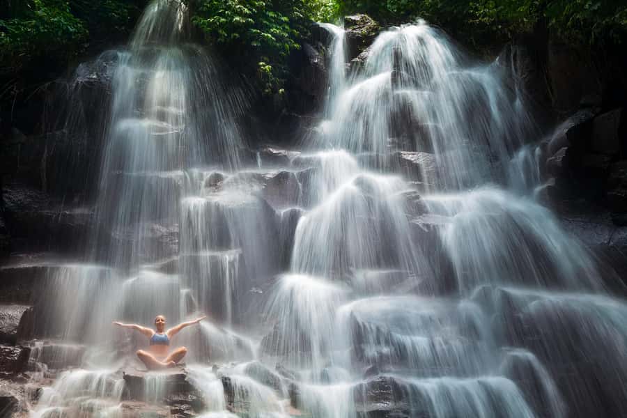 Bali Waterfall Tour with Lunch Views of Mount Batur - Private transport makes the schedule easier