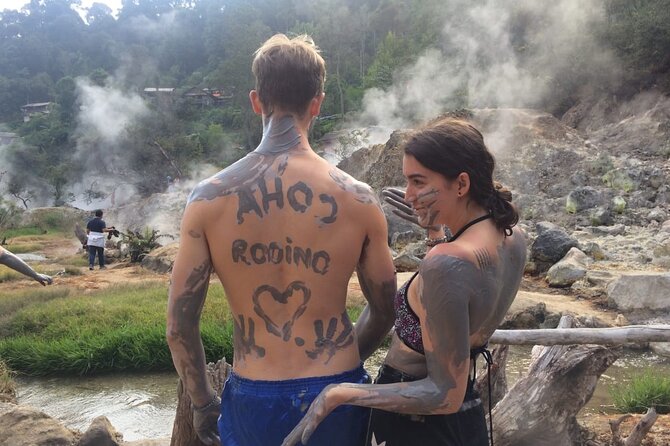 Bandung Tour Volcano, Hotsprings, Mud, Tea, Lunch all Included - Rancabali tea fields and highland air