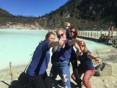 Bandung: Volcano Crater, Onsen Hot Springs, Mud Bath & Tea