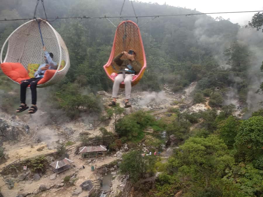 Bandung: White Crater Volcano Guided Day Trip - Private transport is the main value at $43