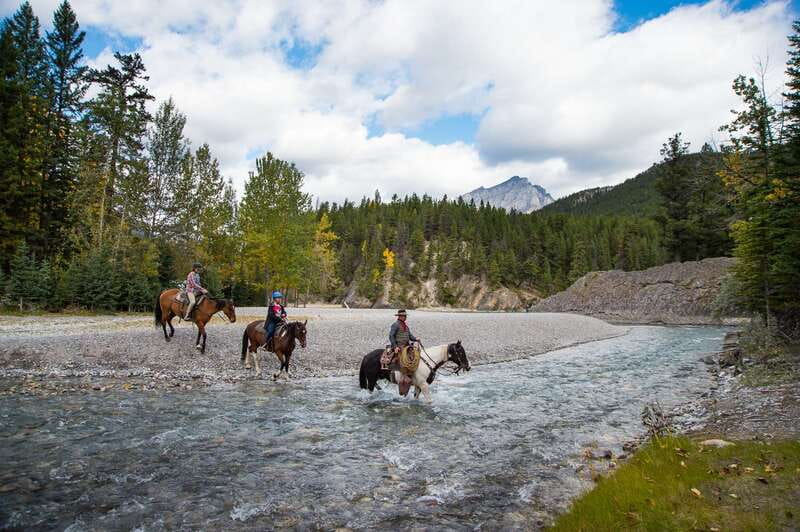 Banff: 4-Hour Sulphur Mountain Intermediate Horseback Ride - Views toward the Rimrock and Banff valley