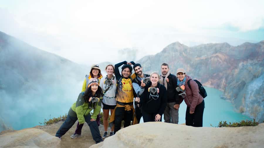 Banyuwangi: Ijen Crater Bluefire and Sunrise Guided Trek - The uphill walk before dawn