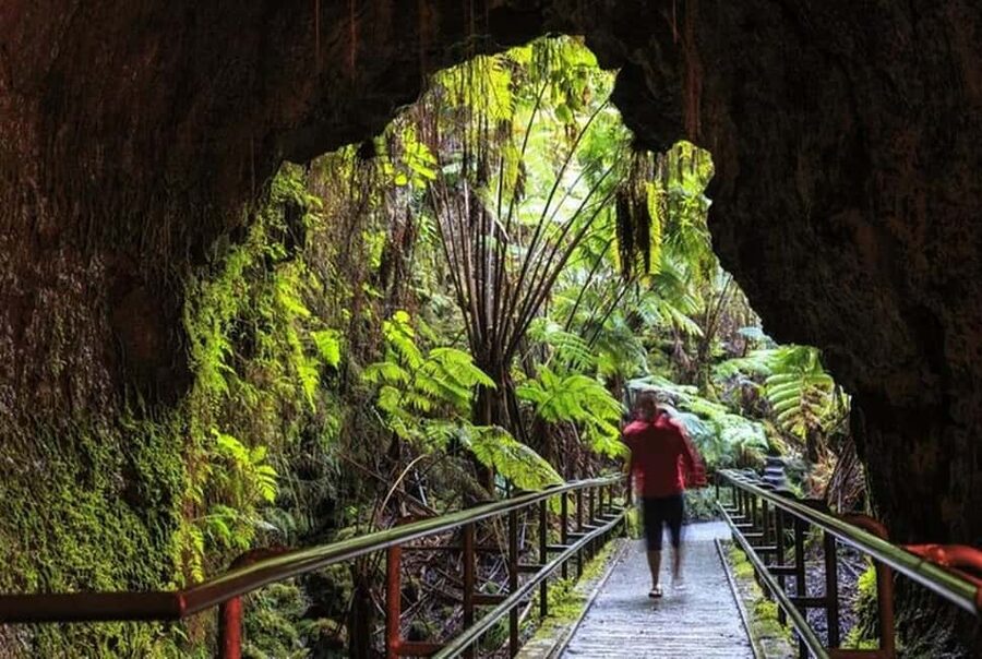Big Island Hawaii Volcano Day tour from Oahu and Hotel PU - Kealakomo and the Thurston Lava Tube