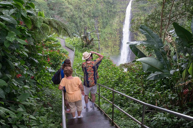 Big Island in a Day: Volcanoes Waterfalls Sightseeing and History - Hilo, Rainbow Falls, and Akaka Falls