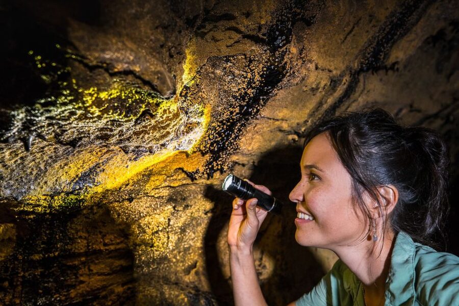 Big Island: Volcano, Chocolate & Waterfall Adventure - Walking through Hawaii Volcanoes National Park