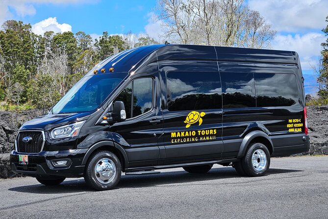 Big Island Waterfalls, Blacksand Beaches, Lava Tubes & Volcanoes - Richardson Ocean Park brings the black-sand finish