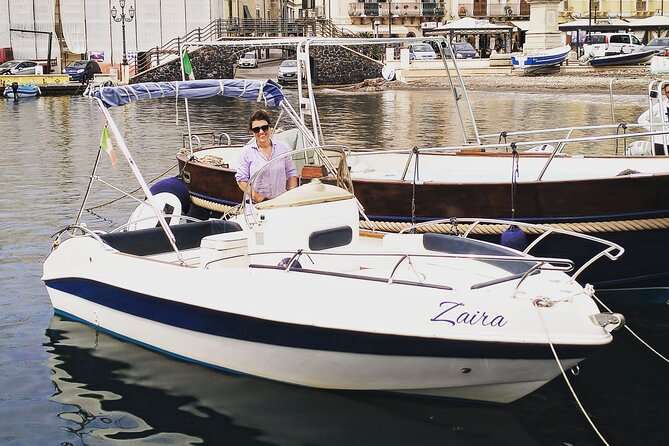 Boat Tour from Lipari between Volcanoes and Uncontaminated Landscapes 4/6 pax - Marina Corta to Praia Ferrante