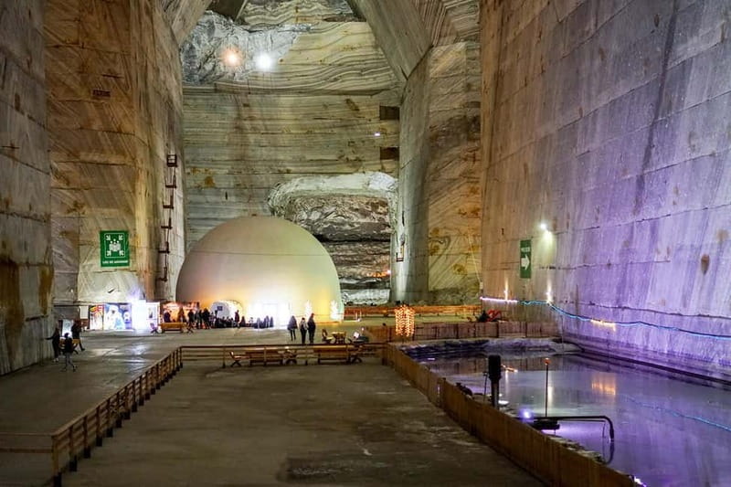 Bucharest: Muddy Volcanoes Slanic Salt Mine - Private Tour - Entering the vast chambers of Slanic Prahova