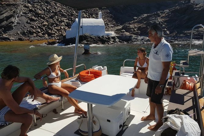 Caldera Private Cruise & Volcano Hike - Agios Nikolaos Islet offers the best swim