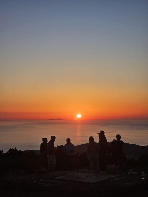 calice in cratere - Views toward Tunisia and the changing light