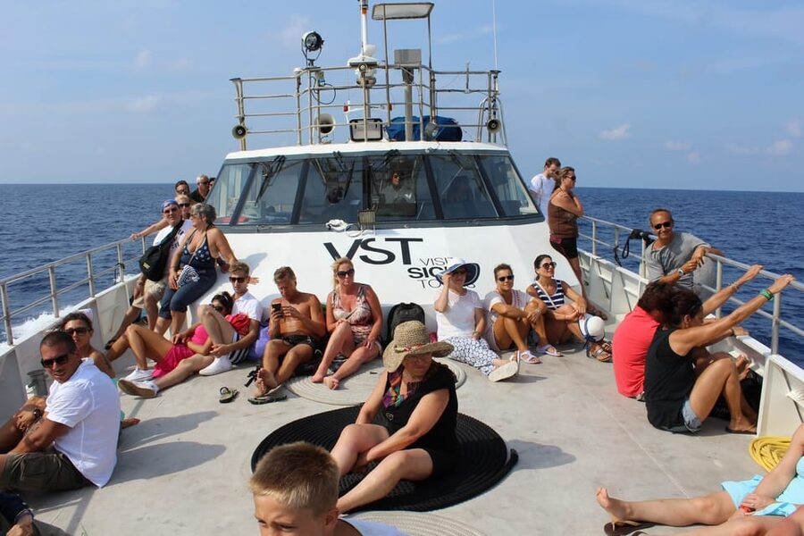 Capo D'Orlando: Salina, Panarea, Stromboli Tour with Boat - Stromboli from 5:30 p.m. into the evening
