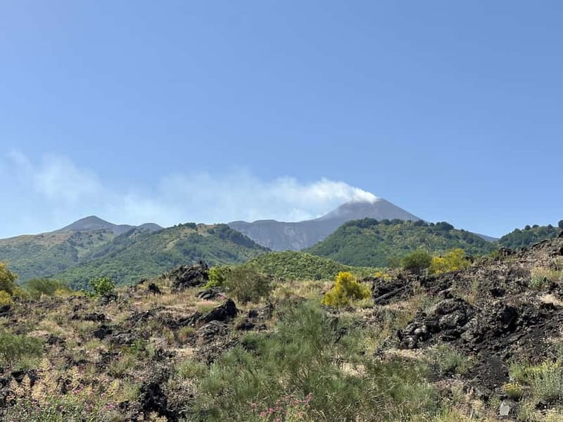Catania: Etna Tour with licensed Tour Guide pickup & drop-of - Meeting Saro at Piazza Stesicoro