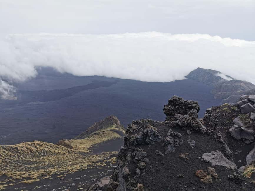 Catania: Morning tour of Etna with a visit to the Valle del Bove - Walking the Silvestri Craters at 2,000 meters