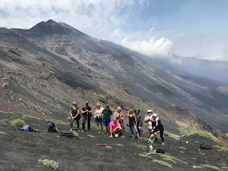 Catania: Mount Etna Adventurous Hiking Tour with Equipment - The uphill route to Barbagallo Crater