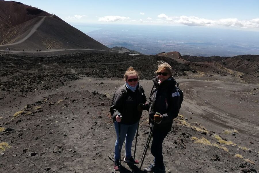 Catania: Mount Etna Trekking Tour Beyond the Tourist Trails - The volcanic sand descent