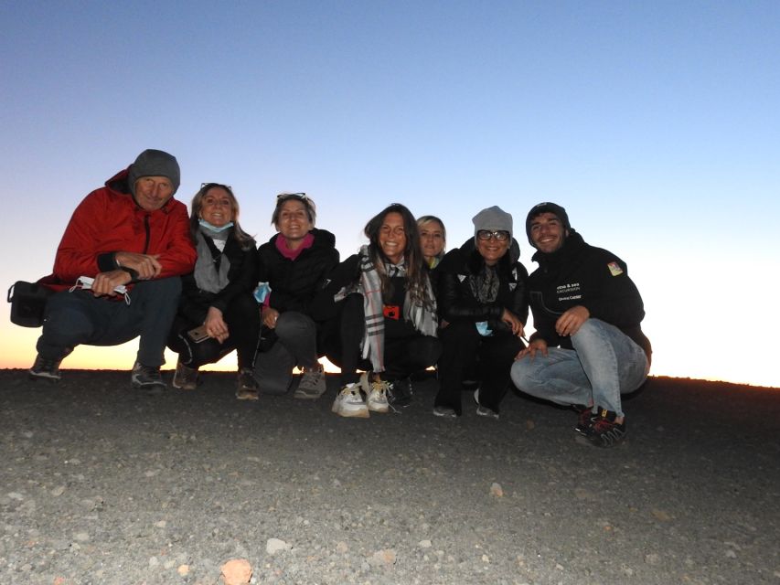 Catania: Sunset Jeep Tour of Mount Etna and Lava Flow Caves - The final hour at Mount Etna and Piano Vetore