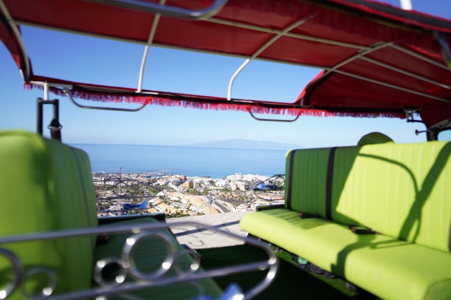 Costa Adeje: Secret Volcano Tuk Tuk Tour - Caldera del Rey and its banana-growing ground