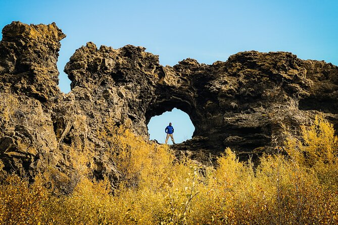 Cruise Tour Godafoss and Myvatn Lake and Baths Small Group - Dimmuborgir: lava formations with room for imagination