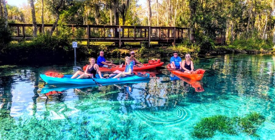 Crystal River:Three Sisters Springs Guided Kayak & Swim Tour - How much time do you really get at the springs?