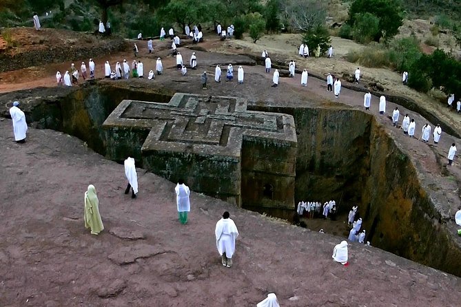 Danakil Depression and Lalibela 5 Days Tours - Day three: Salt extraction at Lake Afdera and the flight back
