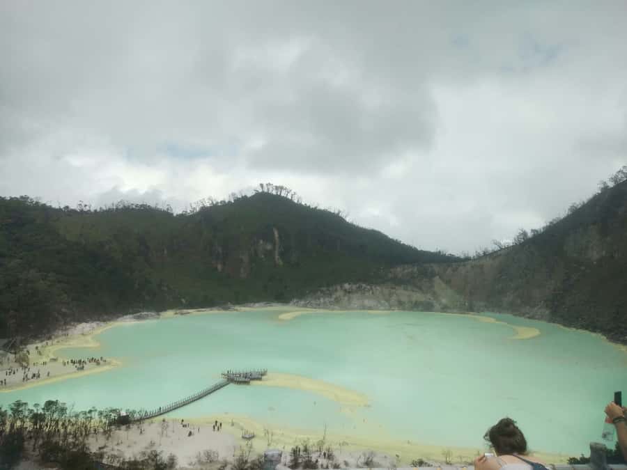 Day Trip Volcano White Crater Ciwidey Bandung - Tour Guide - White Crater gives the day its dramatic start