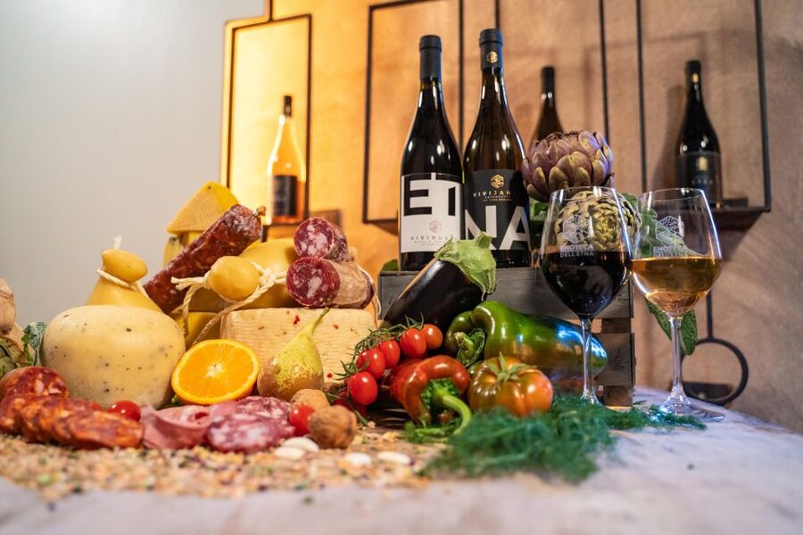 Enoteca dell'Etna: Iemu Spizzicannu Tasting - Fried appetizers, wild greens, parmigiana, and caponata