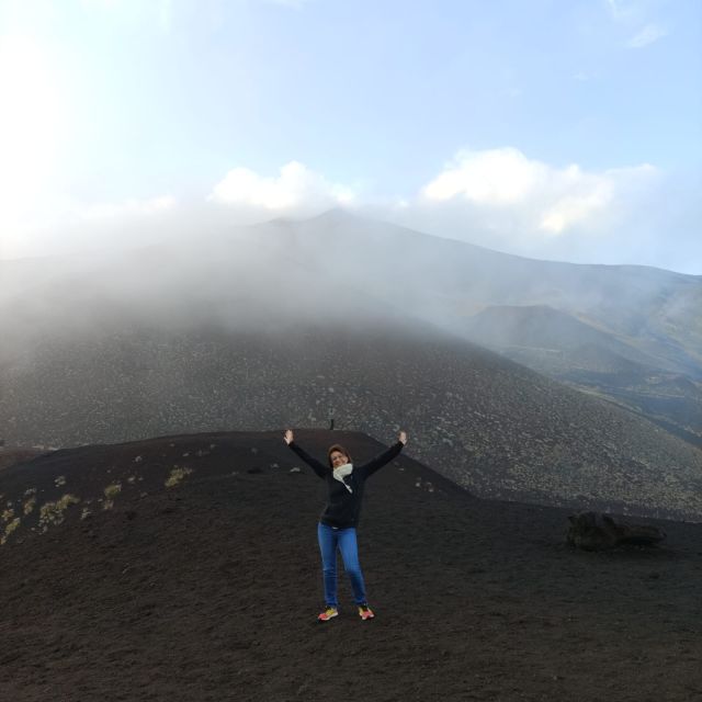 Etna excursions at sunset ancient craters and lava flows - Waiting for Sicily’s sunset
