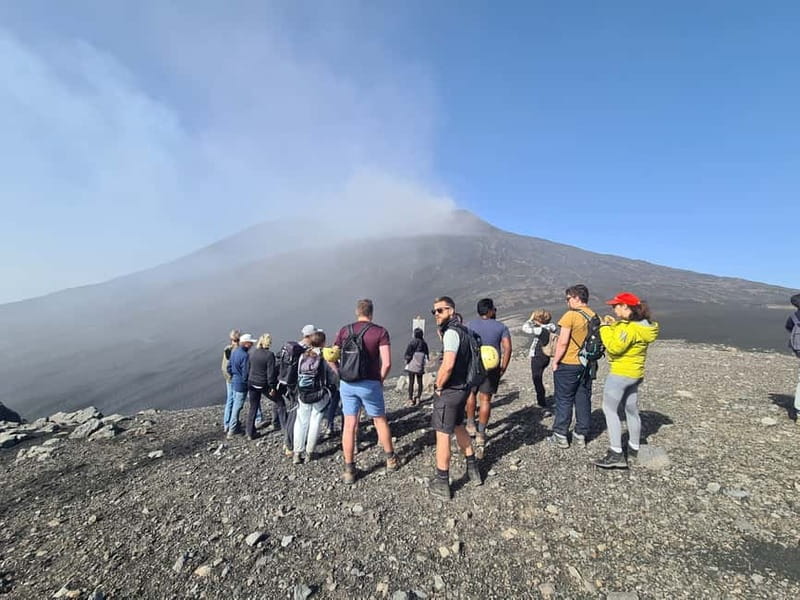 Etna North 2900mt Sunset: Summit area & Craters of 2002 - Walking 300 Meters Through Volcanic Scoria