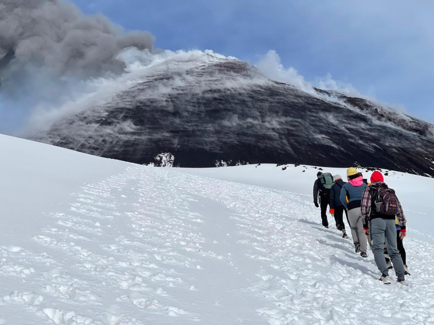 Etna South: High Altitude Winter Trek with an Alpine Guide - Walking from 2,500 meters toward 3,000