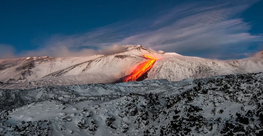 Etna South: High Altitude Winter Trek with an Alpine Guide - Barbagallo craters and the upper volcanic zone
