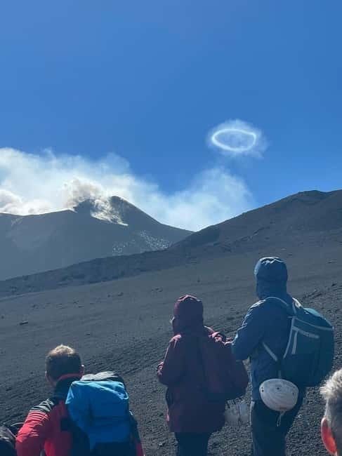 Etna: Summit Area Guided Hike from Cable Car Station - Entering the lava tunnel